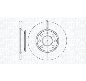 Brzdový kotouč MAGNETI MARELLI 361302040184