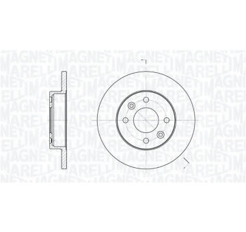 Brzdový kotouč MAGNETI MARELLI 361302040191