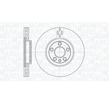Brzdový kotouč MAGNETI MARELLI 361302040200