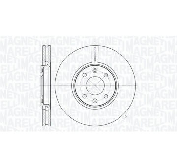 Brzdový kotouč MAGNETI MARELLI 361302040202