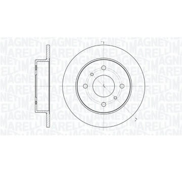 Brzdový kotouč MAGNETI MARELLI 361302040207