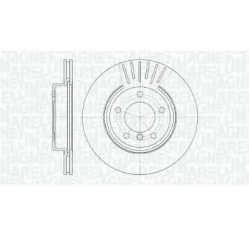 Brzdový kotouč MAGNETI MARELLI 361302040208