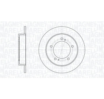 Brzdový kotouč MAGNETI MARELLI 361302040209