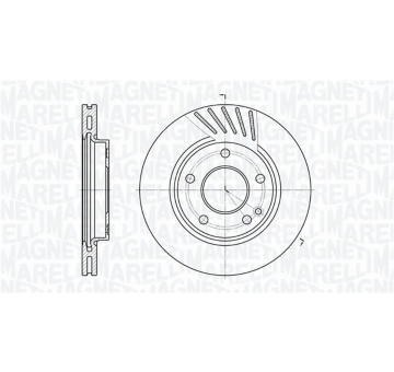 Brzdový kotouč MAGNETI MARELLI 361302040214