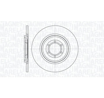 Brzdový kotouč MAGNETI MARELLI 361302040215