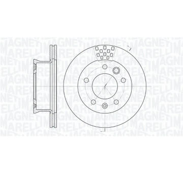 Brzdový kotouč MAGNETI MARELLI 361302040216
