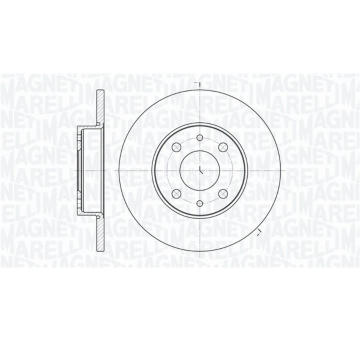 Brzdový kotouč MAGNETI MARELLI 361302040217
