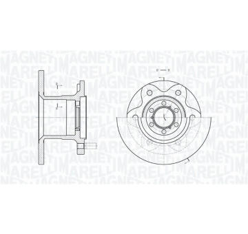 Brzdový kotouč MAGNETI MARELLI 361302040219