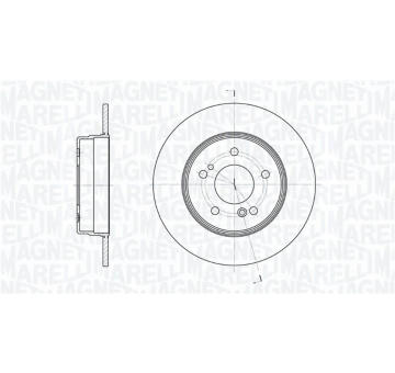 Brzdový kotouč MAGNETI MARELLI 361302040229