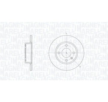 Brzdový kotouč MAGNETI MARELLI 361302040231