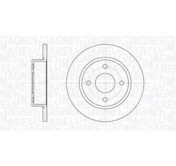 Brzdový kotouč MAGNETI MARELLI 361302040235