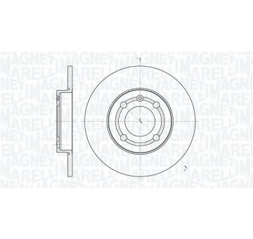 Brzdový kotouč MAGNETI MARELLI 361302040239