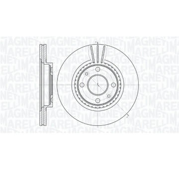 Brzdový kotouč MAGNETI MARELLI 361302040240