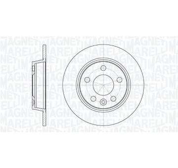 Brzdový kotouč MAGNETI MARELLI 361302040245