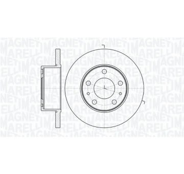Brzdový kotouč MAGNETI MARELLI 361302040253