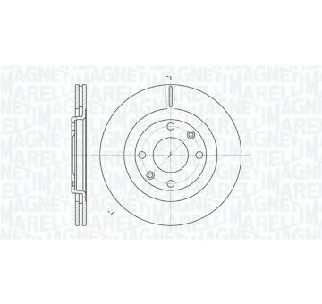 Brzdový kotouč MAGNETI MARELLI 361302040254