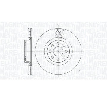 Brzdový kotouč MAGNETI MARELLI 361302040256