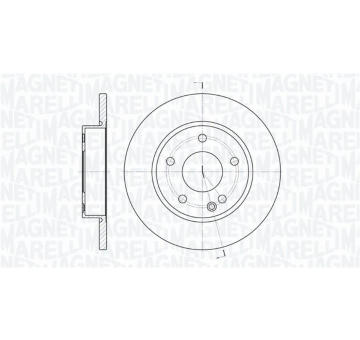 Brzdový kotouč MAGNETI MARELLI 361302040257