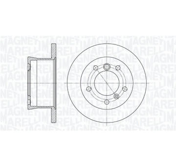Brzdový kotouč MAGNETI MARELLI 361302040261