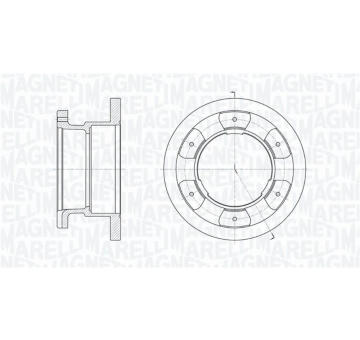 Brzdový kotouč MAGNETI MARELLI 361302040263