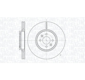 Brzdový kotouč MAGNETI MARELLI 361302040272