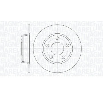 Brzdový kotouč MAGNETI MARELLI 361302040281