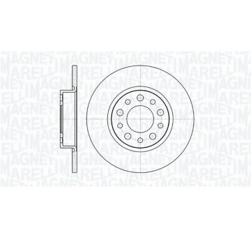 Brzdový kotouč MAGNETI MARELLI 361302040285