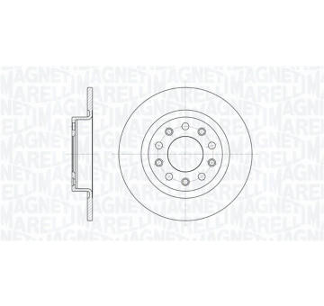Brzdový kotouč MAGNETI MARELLI 361302040291