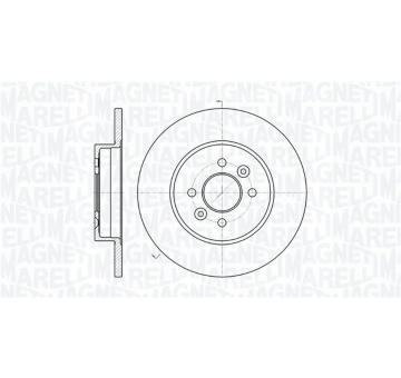 Brzdový kotouč MAGNETI MARELLI 361302040293