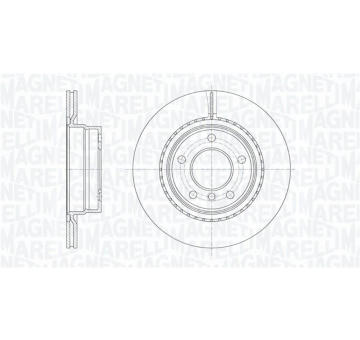 Brzdový kotouč MAGNETI MARELLI 361302040300