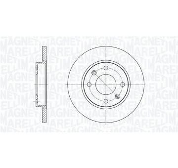 Brzdový kotouč MAGNETI MARELLI 361302040305