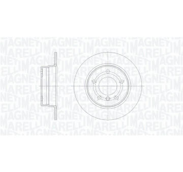 Brzdový kotouč MAGNETI MARELLI 361302040307