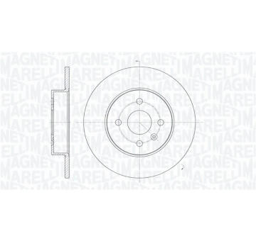 Brzdový kotouč MAGNETI MARELLI 361302040311
