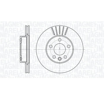 Brzdový kotouč MAGNETI MARELLI 361302040324