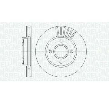 Brzdový kotouč MAGNETI MARELLI 361302040326
