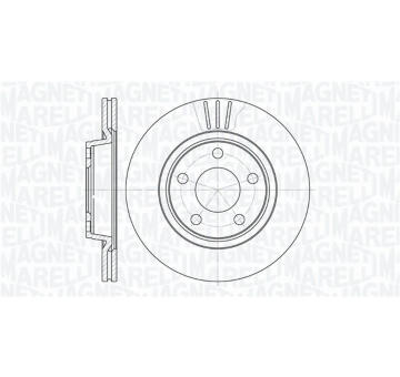 Brzdový kotouč MAGNETI MARELLI 361302040330