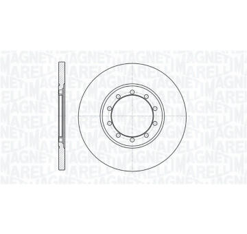 Brzdový kotouč MAGNETI MARELLI 361302040333