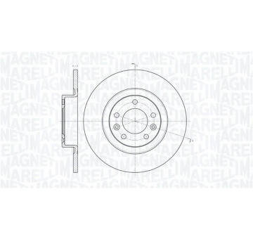 Brzdový kotouč MAGNETI MARELLI 361302040341