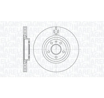 Brzdový kotouč MAGNETI MARELLI 361302040344