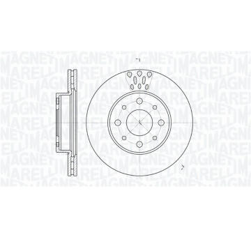 Brzdový kotouč MAGNETI MARELLI 361302040350