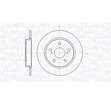 Brzdový kotouč MAGNETI MARELLI 361302040355