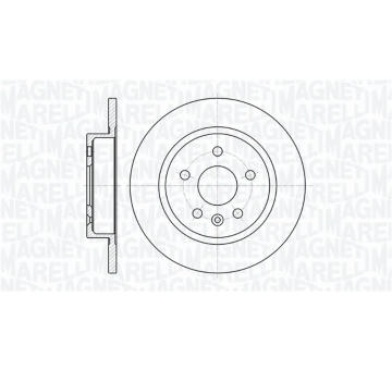Brzdový kotouč MAGNETI MARELLI 361302040363