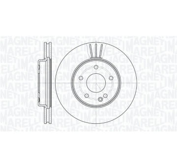 Brzdový kotouč MAGNETI MARELLI 361302040364