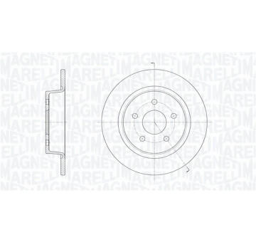 Brzdový kotouč MAGNETI MARELLI 361302040371