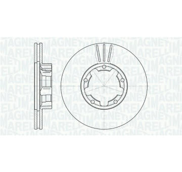 Brzdový kotouč MAGNETI MARELLI 361302040376