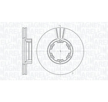 Brzdový kotouč MAGNETI MARELLI 361302040378