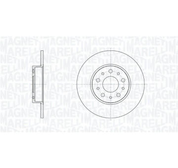 Brzdový kotouč MAGNETI MARELLI 361302040379