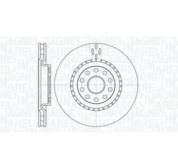 Brzdový kotouč MAGNETI MARELLI 361302040400