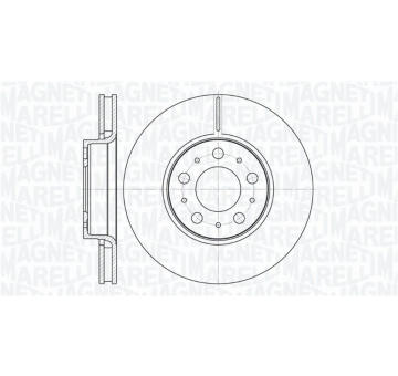 Brzdový kotouč MAGNETI MARELLI 361302040410