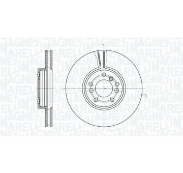 Brzdový kotouč MAGNETI MARELLI 361302040414